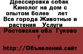 Дрессировка собак (Кинолог на дом с опытом более 10 лет) - Все города Животные и растения » Услуги   . Ростовская обл.,Гуково г.